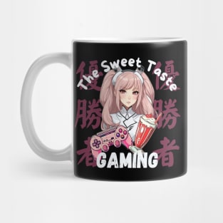 Anime Gamer Girl Loves Strawberry Milkshake Mug